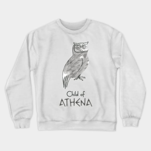 Child of Athena – Percy Jackson inspired design Crewneck Sweatshirt by NxtArt